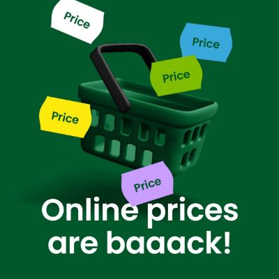 Product Prices Are Back Product Prices Are Back