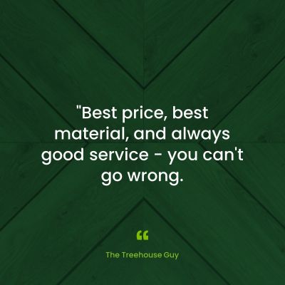 Client Testimonial From The Treehouse Guy