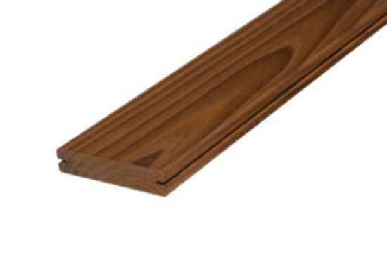 Picture of Thermory Ash decking 20x150mm 2.7m Edge+End grooved