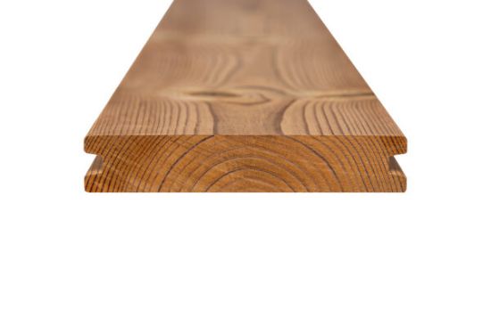 Picture of Thermory Pine Wide decking  26x140mm 3.6m Edge grooved