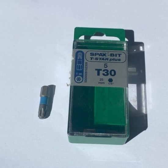 Picture of SPAX Torx T30 Standard bit (for Spax 6mm only)