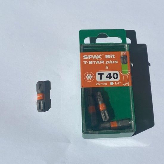 Picture of SPAX Torx T40 Standard bit (for Spax 8mm only)